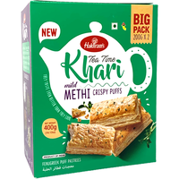 Haldiram's Tea Time Khari Mild Methi - 400 Gm (14.1 Oz)