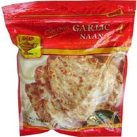 Deep Garlic Naan 4 Pc - 12 Oz (300 Gm)