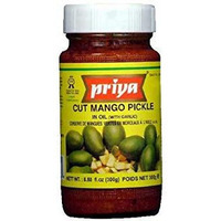 Priya Cut Mango Pickle With Garlic - 300 Gm (10.58 Oz)