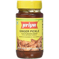 Priya Ginger Pickle Without Garlic - 300 Gm (10.6 Oz)