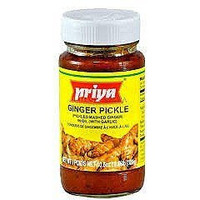 Priya Ginger Pickle With Garlic - 300 Gm (10.58 Oz)