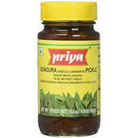 Priya Gongura Pickle No Garlic - 300 Gm (10 Oz)