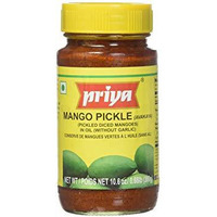 Priya Mango Pickle Without Garlic - 300 Gm (10.58 Oz)