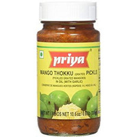 Priya Mango Thokku Pickle With Garlic - 300 Gm (10.58 Oz)