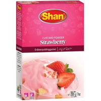 Shan Custard Powder Strawberry - 200 Gm (7 Oz)