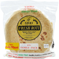 Shri Whole Wheat Roti Family Pack Big - 25 Pc