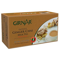 Girnar Instant Ginger Chai Milk Tea Reduced Sugar - 120 Gm (4.2 Oz)