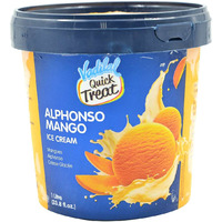 Vadilal Alphonso Mango Ice Cream - 2 L (67.6 Fl Oz)