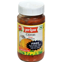 Priya Citron Pickle With Garlic - 300 Gm (10 Oz)