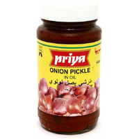 Priya Onion Pickle No Garlic - 300 Gm (10 Oz)