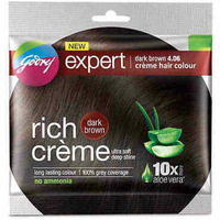 Godrej Expert Dark Brown 4.06 Creme Hair Color - 20 Gm (0.7 Oz)