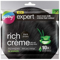 Godrej Expert Rich Creme Black Brown Hair Color - 20 Gm (0.7 Oz)