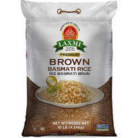Laxmi Premium Brown Basmati Rice - 10 Lb (4.5 Kg)