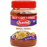 Aachi Brinjal Thokku Rice Paste - 200 Gm (7 Oz) [Buy 1 Get 1 Free]