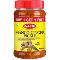 Aachi Mango Ginger Pickle - 200 Gm (7 Oz) [Buy 1 Get 1 Free]