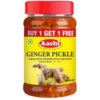Aachi Ginger Pickle - 200 Gm (7 Oz) [Buy 1 Get 1 Free]