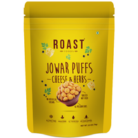 Roast Foods Sorghum Jowar Puffs Cheese & Herbs - 70 Gm (2.5 Oz)