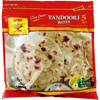 Deep Tandoori Roti 5 Pc - 10.25 Oz (290 Gm)