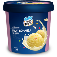 Vadilal Fruit Bonanza Ice Cream - 1 L (33.8 Fl Oz)