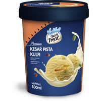 Vadilal Kesar Pista Ice Cream - 500 Ml (16.9 Fl Oz)