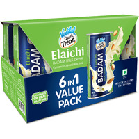 Vadilal Elaichi Badam Drink Milk 6 in 1 Value Pack - 180 Ml (6 Fl Oz)