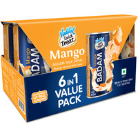 Vadilal Mango Badam Milk 6 in 1 Value Pack - 180 Ml (6 Fl Oz)