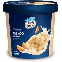Vadilal Chikoo Ice Cream - 1 L (33.8 Fl Oz)