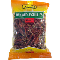 Anand Dry Whole Chillies Teja - 200 Gm (7 Oz)