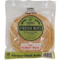 Shri Original Fresh Roti Family Pack Small - 25 Pc