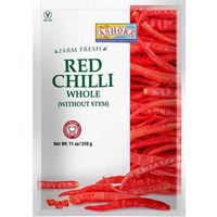 Ashoka Farm Fresh Red Chilli Whole Without Stem - 310 Gm (11 Oz)