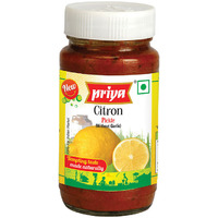 Priya Citron Pickle Without Garlic - 300 Gm (10.6 Oz)
