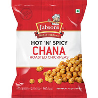 Jabsons Hot 'N' Spicy Roasted Chickpeas - 140 Gm (4.9 Oz)