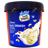 Vadilal Kaju Draksh Ice Cream - 2 L (67.6 Fl Oz)