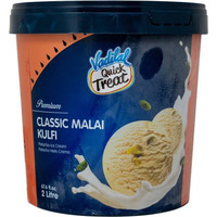 Vadilal Malai Kulfi No Nuts Ice Cream - 2 L (67.6 Fl Oz)