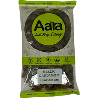 Aara Black Cardamom - 100 Gm (3.5 Oz)