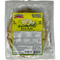 Vidhya Garlic Naan 6 Pc - 510 Gm (1.12 Lb)