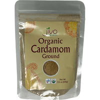 Jiva Organics Organic Cardamom Ground - 100 Gm (3.5 Oz)