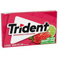 Trident Island Berry Lime Sugar Free Gum - 14 Pc