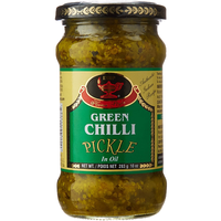 Deep Green Chilli Pickle - 283 Gm (10 Oz)