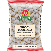 Laxmi Phool Makhana Puffed Lotus Seeds - 200 Gm (7 Oz)