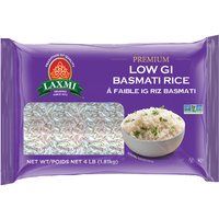 Laxmi Premium Low GI Basmati Rice - 4 Lb (1.81 Kg)