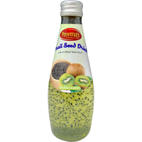 Preema's Basil Seed Drink Kiwi Flavor - 290 Ml (9.8 Fl Oz)
