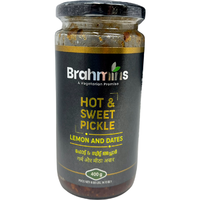Brahmins Hot & Sweet Pickle - 400 Gm (14.1 Oz)