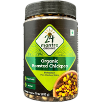 24 Mantra Organic Roasted Chickpeas - 10 Oz (283 Gm)