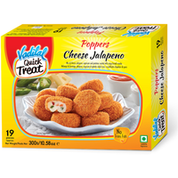 Vadilal Quick Treat Cheese Jalapeno Poppers 19 Pc - 10.58 Oz (300 Gm)