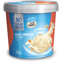 Vadilal No Sugar Kaju Draksh Ice Cream - 1 L