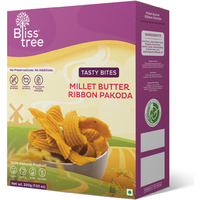 Bliss Tree Millet Butter Ribbon Pakoda - 200 Gm (7.05 Oz)