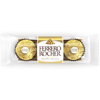 Ferrero Rocher Fine Hazelnut Chocolates 3 Pc - 38 Gm (1.3 Oz)