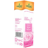 Vedic Ultra Premium Rose Water - 100 Ml (3.38 Fl Oz)