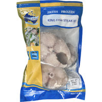 Seafood Delight King Fish Steak IF - 908 Gm (2 Lb)